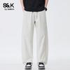 Baleno Men's S&K Series Loose Straight Casual Pants