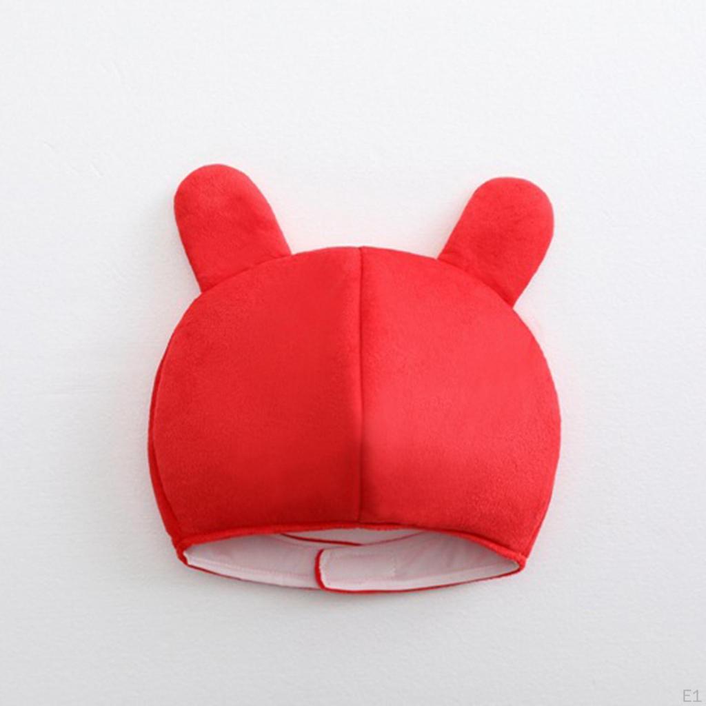 Hat Plush Cap Headpiece Bunny Decorative Beanie Winter Decor Warm 29Cmx30cm Costume Headgear for