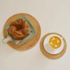 Rattan Hand-Woven Coaster Round Coffee Mugs Pad Home Kitchen Table Anti Scalding Insulation Mats For Hot Pot And Baking Pan
