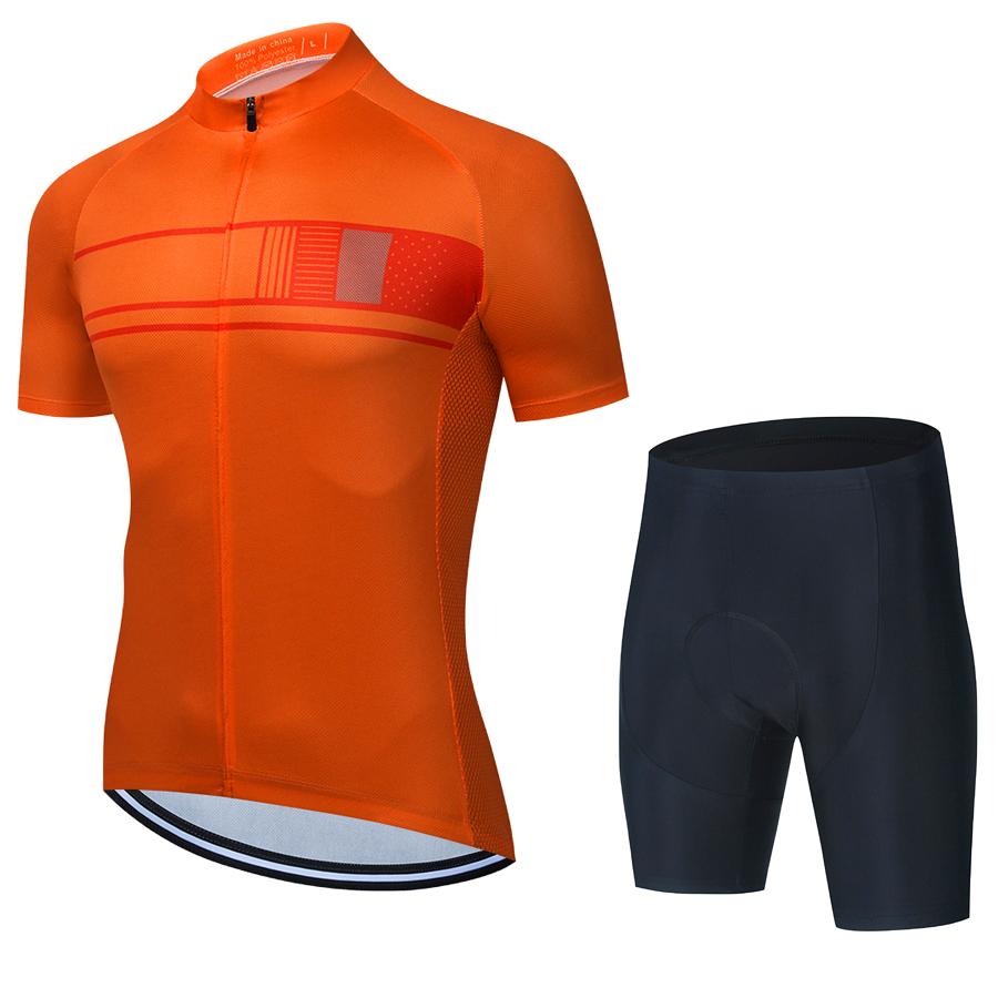 2025 Pro Cycling Set Summer Cycling Jersey Set Bike Cycling Clothing Breathable MTB Bicycle Sportswear Suit Men Cycling Clothes