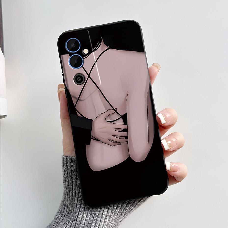 For Tecno Pova Neo 2 Case Pova Neo2 LG6n Cover Black TPU Soft Silicone Phone Case For Tecno Pova Neo 2 Coque Protective Fundas