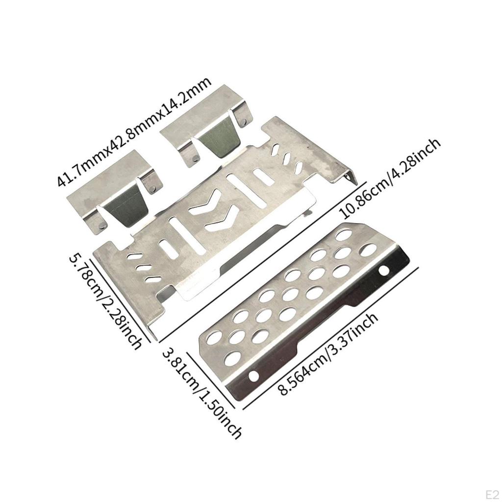 1/10 Chassis Skid Plate Accessory,Upgrade,DIY Professional Replacement Spare Part for Yk4106 Yk4107