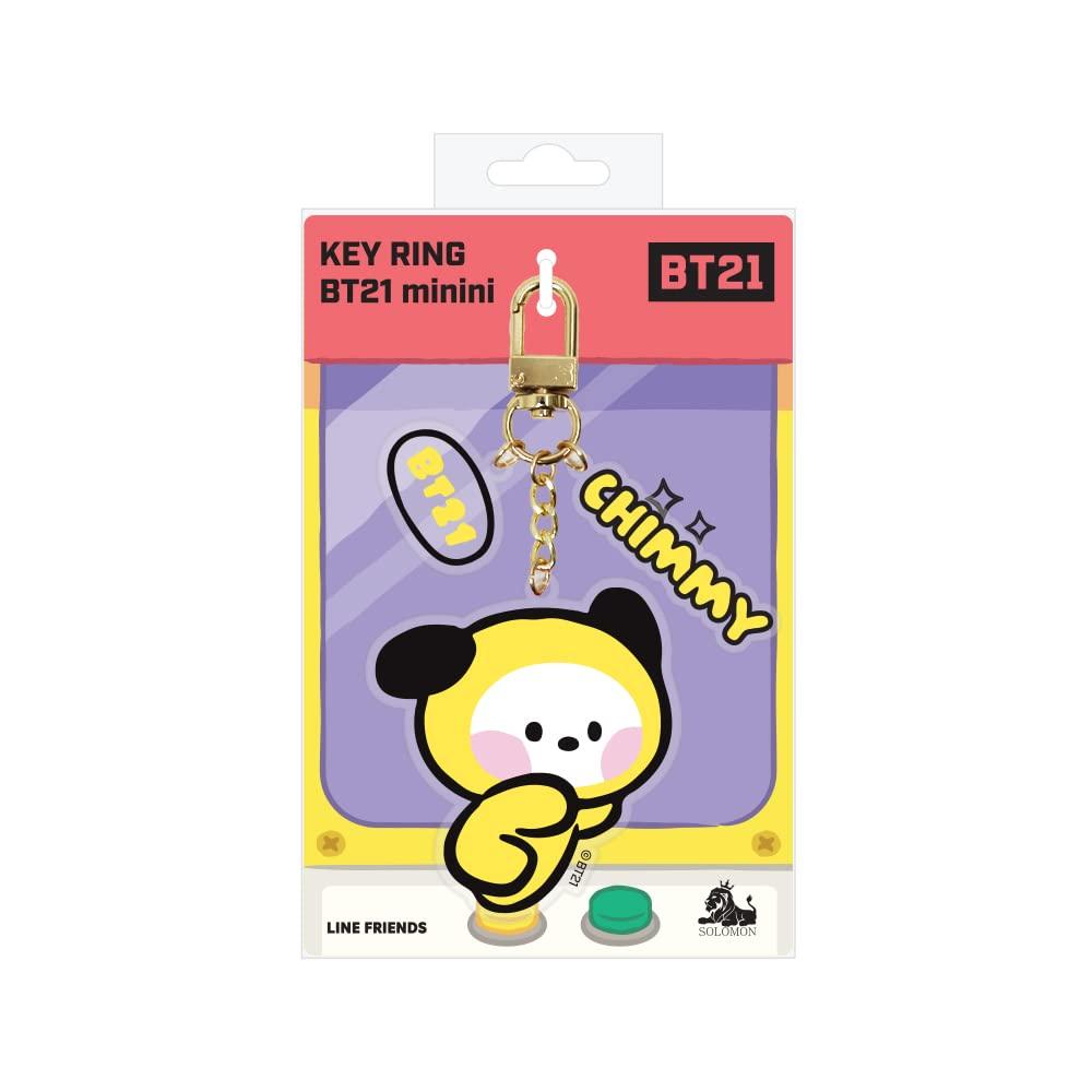 

Solomon Shoji BT21 мини акриловый брелок АКРИЛОВЫЙ БРЕЛОК акриловый брелок ac key (CHIMMY)