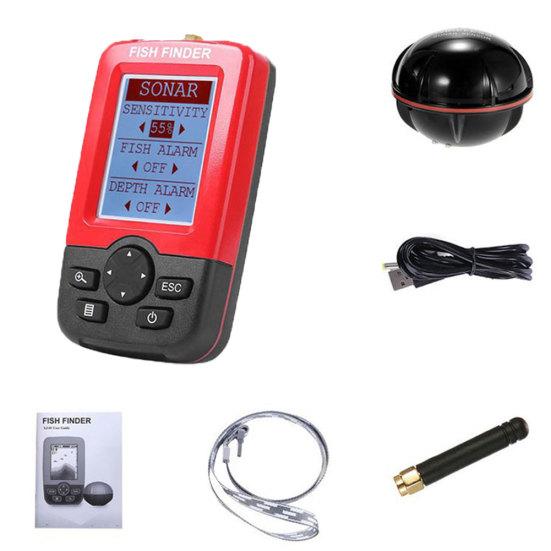 MUQZI Sports Accessory Lake Sea Fishing Smart Portable Fish Finder Depth Alarm Wireless Sonar Sensor