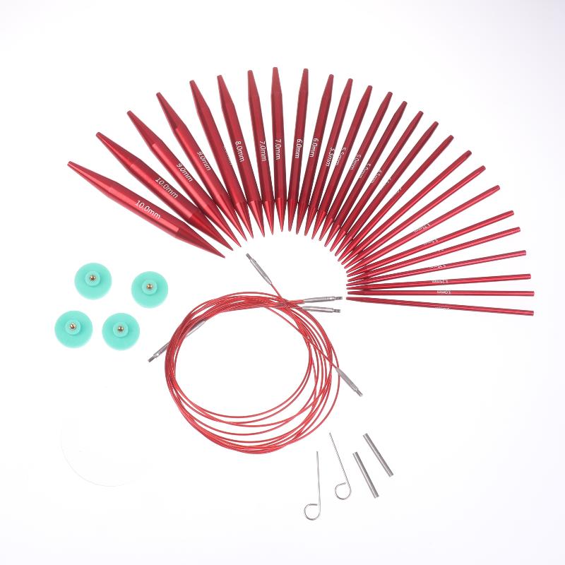 Detachable Circular Interchangeable Knitting Needles Crochet Kit Multifunctional Crochet Hooks Set For DIY Handmade Crafts