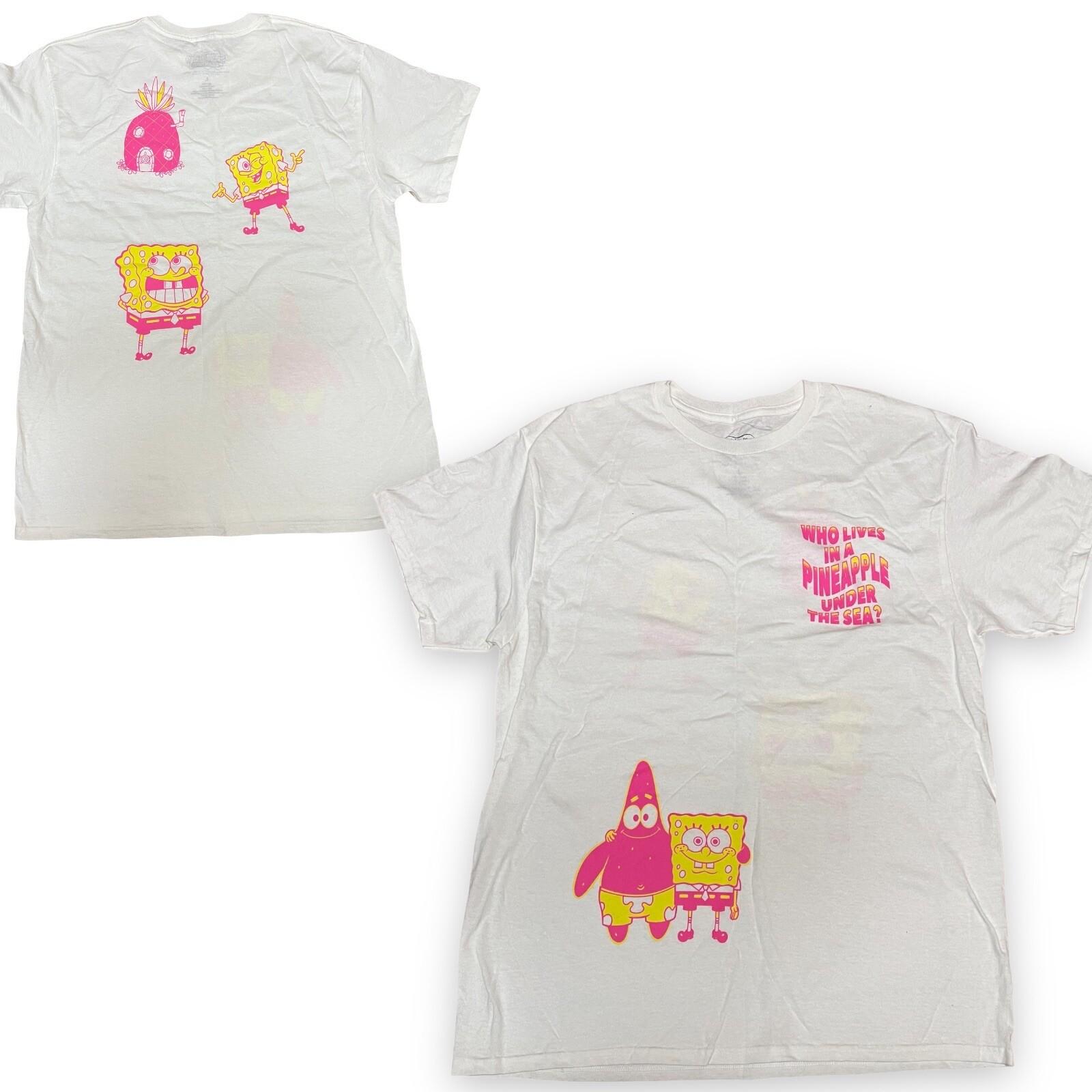 SpongeBob SquarePants Mens M Patrick T-Shirt Pineapple Bikini Bottom Nickelodeon S