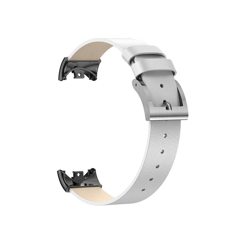Bracelet For Xiaomi Band 8 Leather Strap For Miband 8 Smart Band Accessories
