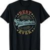 Best Godfather Ever Father's Day Godfather Gifts Emblem T-Shirt
