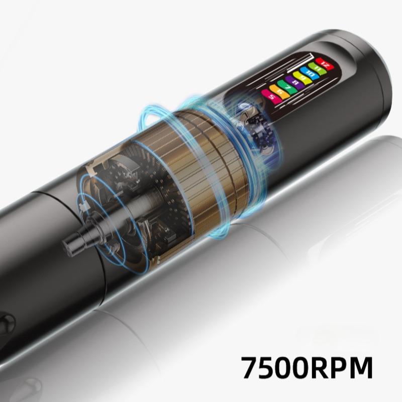 Bezdrátové nabíjení Tetovací pero Začátečník Řezací linka Stínovací Tetovací strojek Pero 1400mAh Přenosný výkon Tetovací bateriové pero Pistole