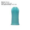Yousheng Pet Fingertip Toothbrush Soft Bristles Oral Cleaning Abrasion Resistant Silicone Pet Finger Cot Brushes Pet Supplies