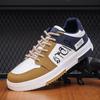 Men's 2025 new casual sports shoes: fashionable low-top sneakers, running vulcanized flat men's shoes