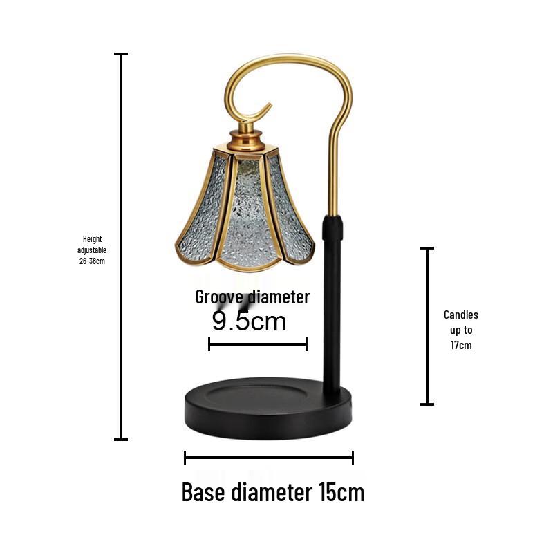 Li Lang Dimmable Glass Wax Melting Aroma Bedside Lamp