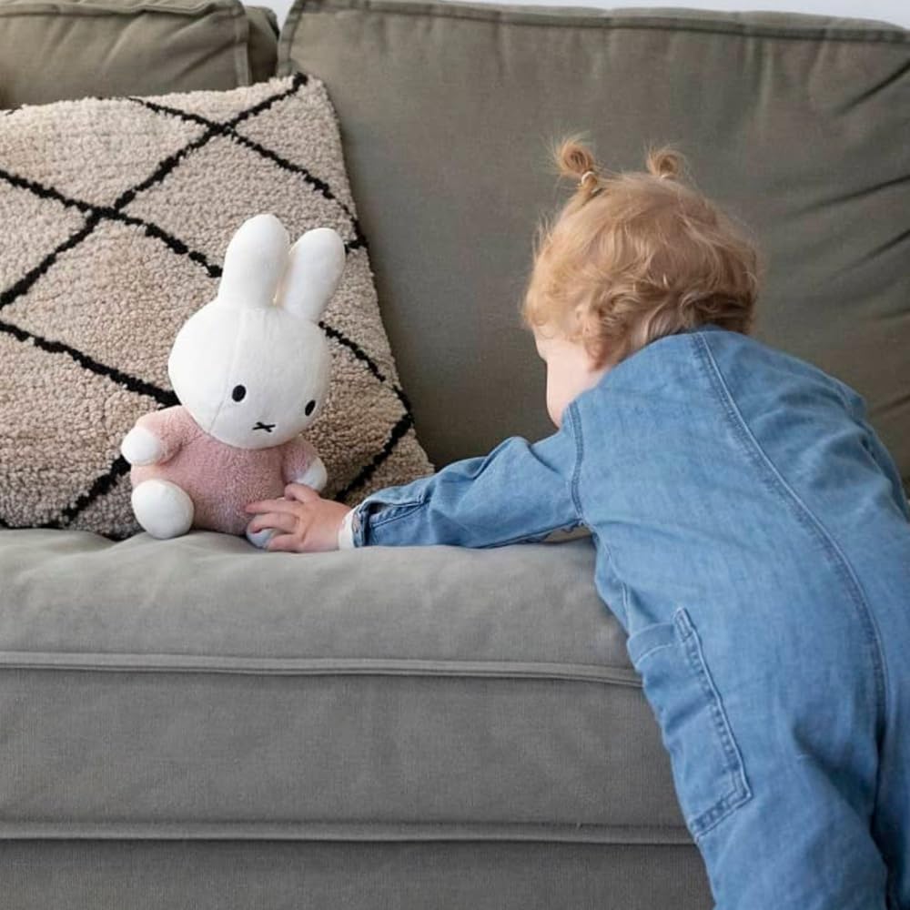 DADWAY Miffy Plush Toy, 25cm, Fluffy, Pink, TYMIFNIJN914