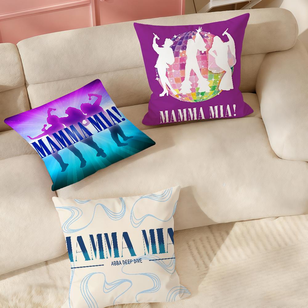 Tinika Chen Unisex Movie Mamma Mia Pillow Case Suitable For Bedrooms Living Rooms Cars Home Decoration