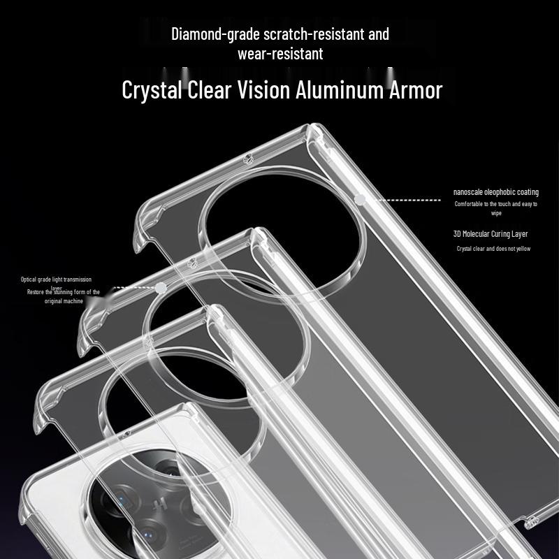 OPPO Find N6 Průhledné pouzdro s magnetickým kloubem