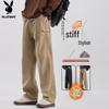 Men's Fleece Lined Cargo Straight-Leg Pants
