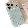 Colorful Polka Dot Drop-Proof iPhone 14/13 Pro Max Case with Rounded Edges.