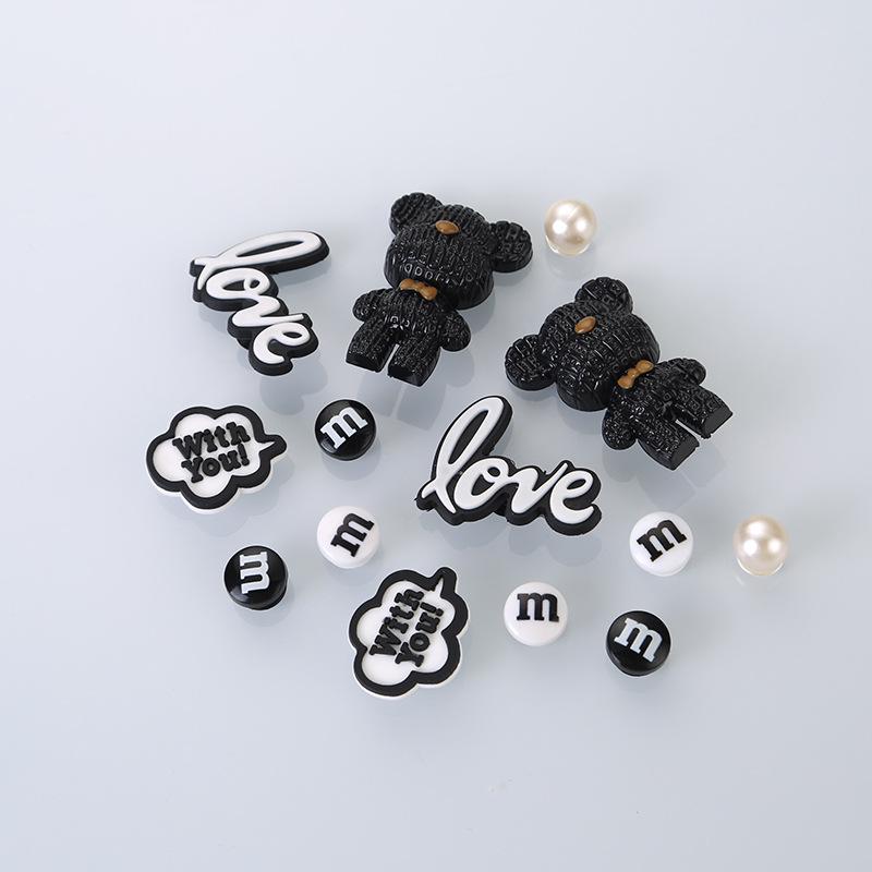 DIY Cute Cartoon Bear Shoe Charms for Crocs
