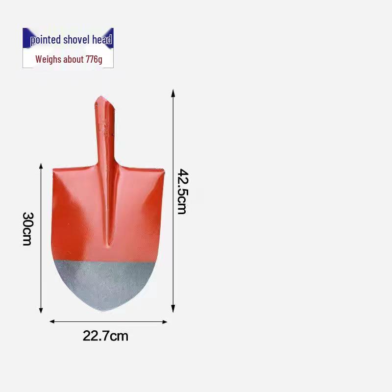 Manganese Steel Multi-Purpose Shovel: Large, Small, Gardening, Digging, Snow Removal, Planting, and Household Tools.