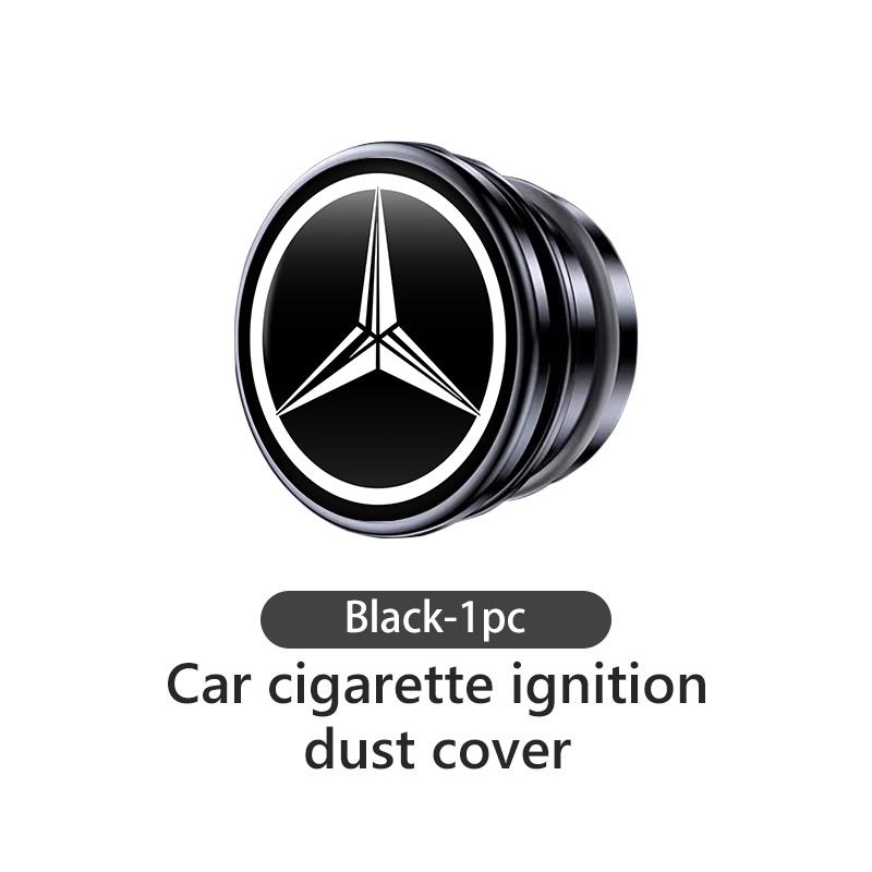 LSEV2 Car Cigarette Lighter Dustproof Plug Button Cover Accessories For Mercedes Benz C180 C300 W124 W176 W177 C200 C260 GLC CLE CLA