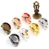 10mm 10pcs/lot Copper Material Ear Clips 8 Colors Plated ,Earrings Blank/Base,Fit 10mm Glass Cabochons,earring Setting