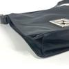 Fendi FF Logo Flap Crossbody Bag Pochette Shoulder Bag Nylon Black