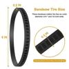 2 Pack 650721-00 Bandsaw Tires Belt Band Saw Rubber Tires Belt for 514002079 A02807 DCS374 DWM120