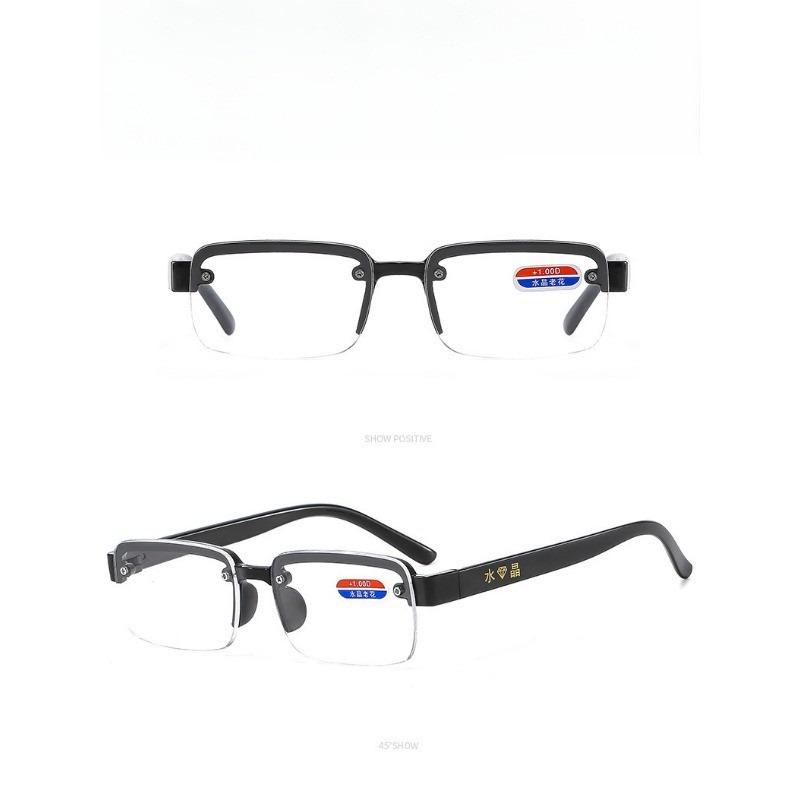 Reading Glass Natural Crystal Lenses for Men and Women with Grade+1.0~+4.0 Eye Protection Glasses