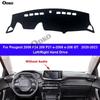 BGK1 Car Dashboard Cover Dash Mat Carpet Cape for Peugeot 2008 P24 208 P21 E-2008 E-208 GT 2020 2021 2022 2023 Protector Rug