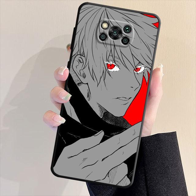 Silikon Handyhülle für Samsung Galaxy S23 S22 S20 S21 Note 20 Ultra 10 Plus 8 9 Niedliche Cartoon Jujutsu Kaisen Hüllen Taschenhülle