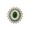 High-end Court-style Oval Brooch and Corsage, Luxurious and Elegant Brooch, Exquisite Suit Accessories
