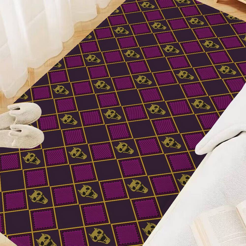 Anime JoJos Bizarre Adventure Kitchen Mat Kids Room Bedroom Decoration Balcony Anti-Slip Doormat Living Room Alfombra