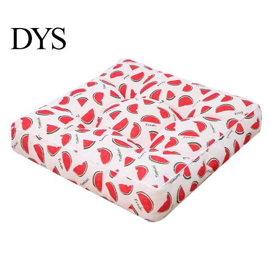 Comfortable Floor Pillow for Tatami Modern Stylish Chair Cushion, Ultra Soft Square Geometric or Cushion Kitchen Chairs Plant Prints, 15.75"x15.75"