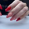 24 pz/set Quick Nails Glitter Bianco Gradiente Nail Art French Unghie Indossabili Adesivi per Unghie Rimovibili Impermeabili Unghie Finte