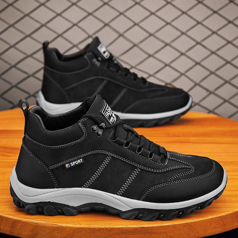 Mountaineering Autumn and Winter Sports Leisure Work Wear-resistant Height-increasing Labor Insurance Shoes