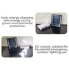 5v Storage Charger 2 USB Charger 3 LED Solar Light Bulbs Solar Generator