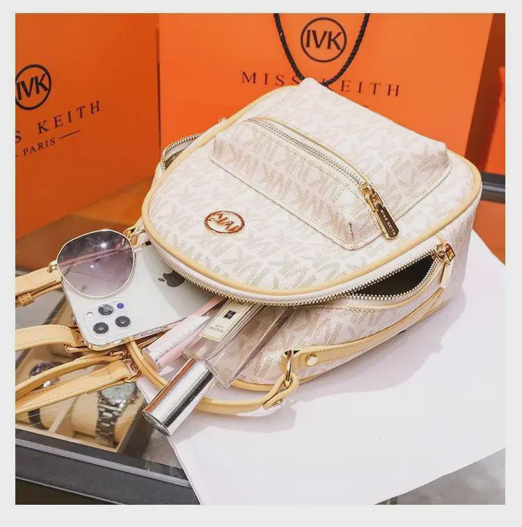 Mochila de Mujer Moderna y Versátil 2024: Bolso de Estudiante Elegante, de Alta Gama y Popular