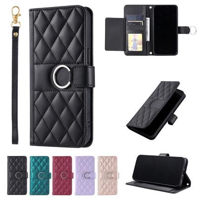 Casing For Redmi 9C 9T 9i 9A 9At 10C 11A 12C 13C 13R 14C 14R A3 Pro 4G 5G Luxury Flip Wallet Case PU Leather Card Slots Stand Cover With Lanyard