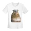 Rock Hyrax Awawa On Phone Groundhog Dassi TShirt Women Short Sleeve T Shirts Round Neck Clothes Cotton Summer Tees Streetwear