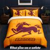 Set Biancheria da Letto Design Brisbane Broncos 1 Copripiumino + 2 Federe Morbido Traspirante Biancheria da Letto per la Casa