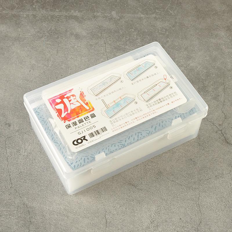1Pc Portable Wet Palettes For Acrylic Painting Model Coloring Wet Tray Water-Based Paint Holder Keeps Wet Paint Modeling Tools