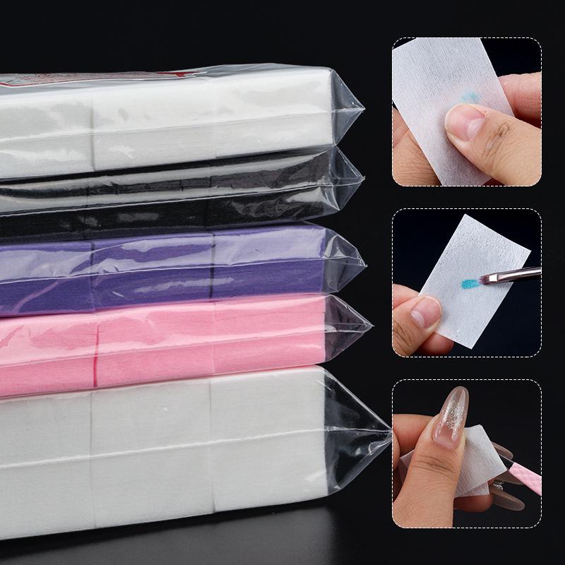 540/1000pcs Disposable Nail Polish Remover Pads for Manicure
