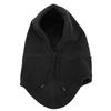 Trapper Winter Cap Thermo Winter Windproof Riding Hoods Snowboarding Head Cover with Facial Shield Neckerchief Black