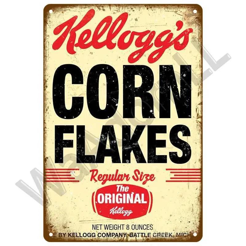 Wall Art Decoration Fast Food Metal Sign Board Retro Tin Sign Iron Paint Party Area Kitchen Restaurant Caf Restaurant Bar