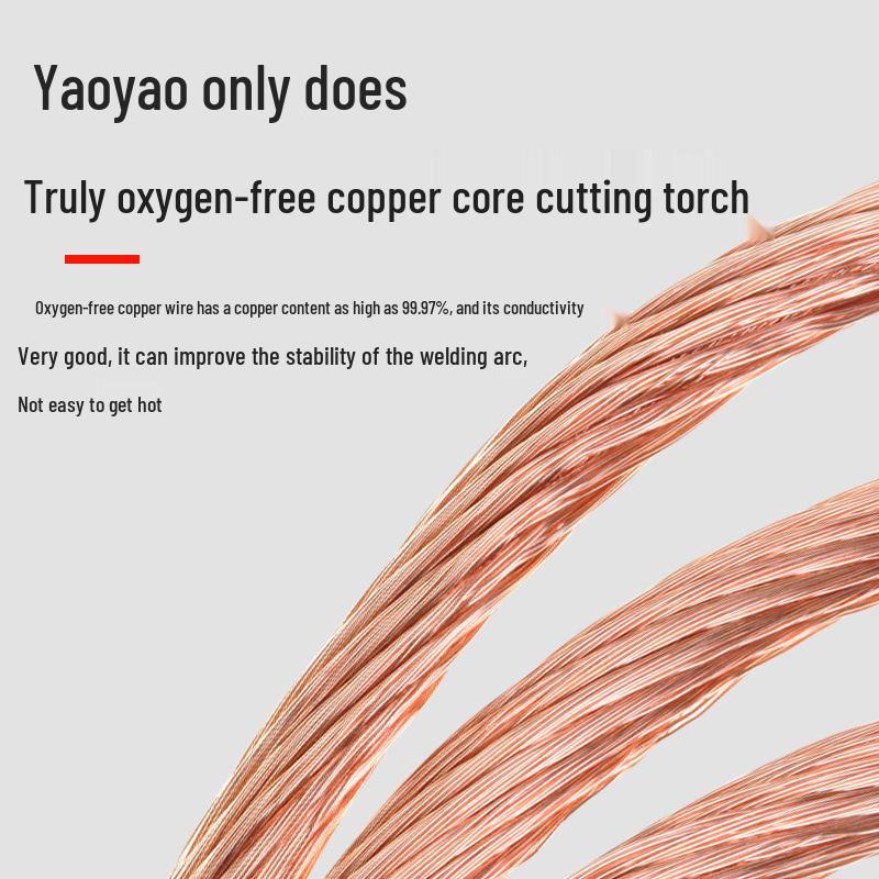 QQ150A Argon Arc Welding Gun with Thickened Copper Wire and Separate Gas-Electric Cable