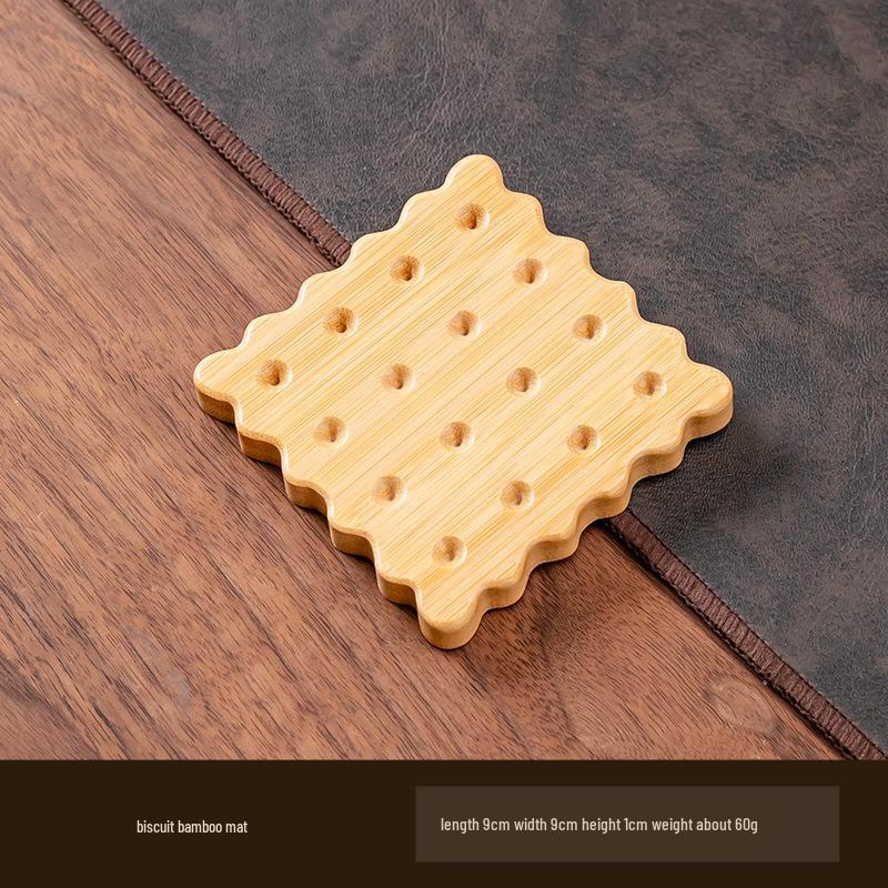 Round Bamboo Anti-Slip Mat & Tray for Indoor Plants, Coasters, and Decor