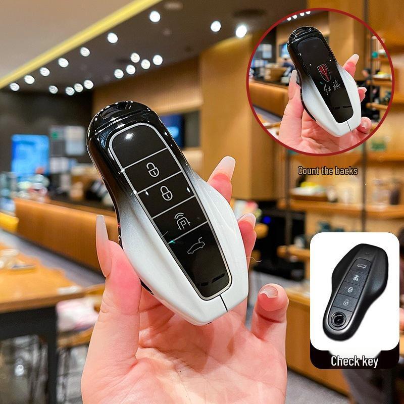 FAW Hongqi HS6 PHEV 2026 Smart Hybrid Key Cover with Metal Buckle