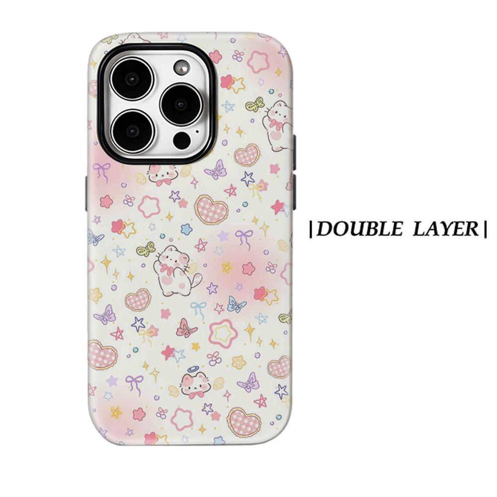 Angelic Kitten PastelsFor Magnetic Phone Case for IPhone 17 16 15 14 13 Pro Max Plus Single Double-layer Tough Case