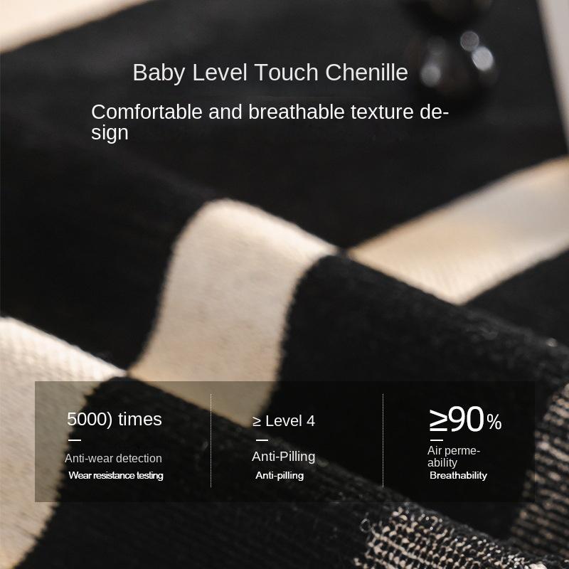 Nordischer Stil Vollständige Abdeckung Sofa Überwurfdecke Universell Drei Jahreszeiten Druck Sofa Handtuchbezug Heimdekor