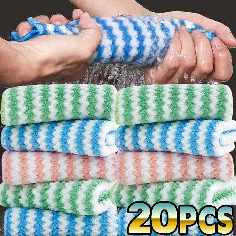 Oboustranné flísové utěrky na nádobí Super absorpční čisticí utěrky Drtící podložky Kuchyňské mytí nádobí Hadry na skleněná okna Utěrka